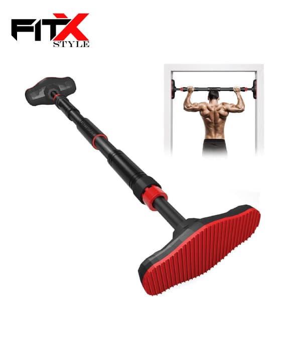 Fitness Pull Up Bar for Doorway with NO SCREWS, Strength Training Pullup Bar, Chin Up Bar with Adjustable length 90 cm to 120 cm