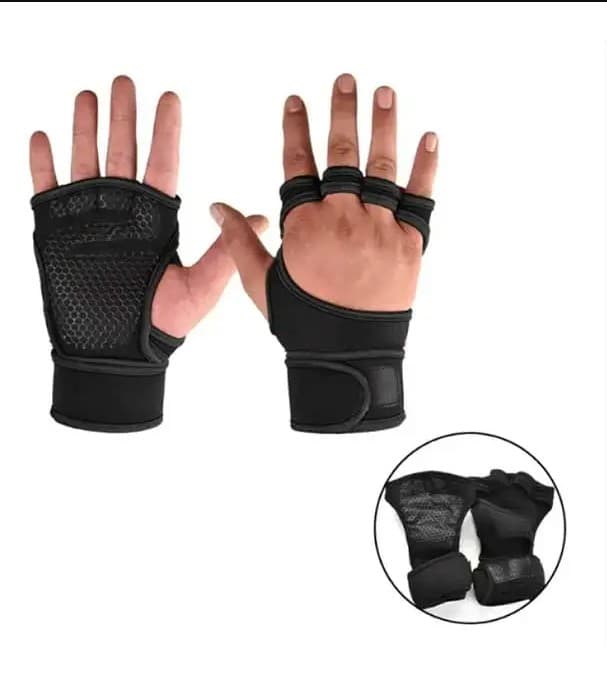 Workout Gloves with Wrist Support for Gym Workouts, Pull Ups Gym & Fitness Gloves